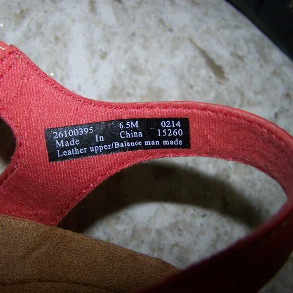 Clarks Coral Sandals ‘Leesa-Apple’ 6.5 M - Picture 4 of 4